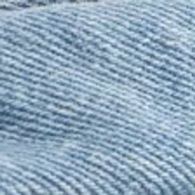 Hollister Denim Strap Platform Flip Flops In Blue