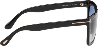 Tom Ford Logo Sunglasses In Black