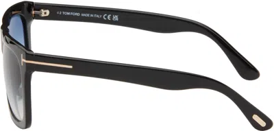 Tom Ford Logo Sunglasses In Black