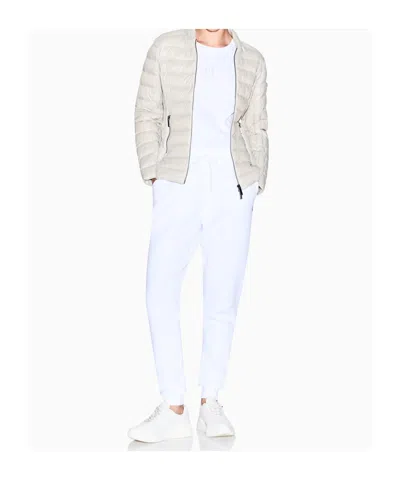 Armani Exchange Packable Quilted Down Jacket In White