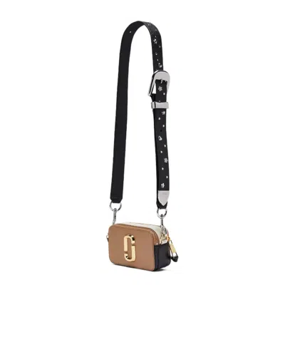 Marc Jacobs The Mini Icon Stud Leather Strap In Black