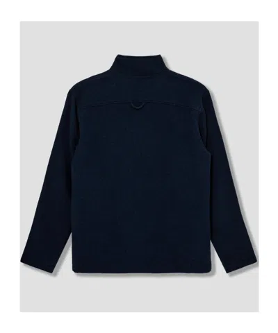 Rier Half-zip Wool Sweatshirt In Black