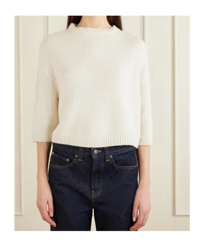Khaite Sabina Cashmere Knitwear In Neutral