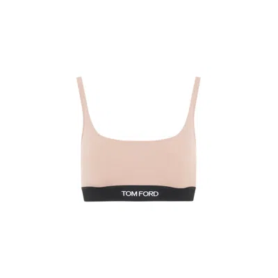 Tom Ford Modal Bra Scoop Neckline Elastic Underband In Multi
