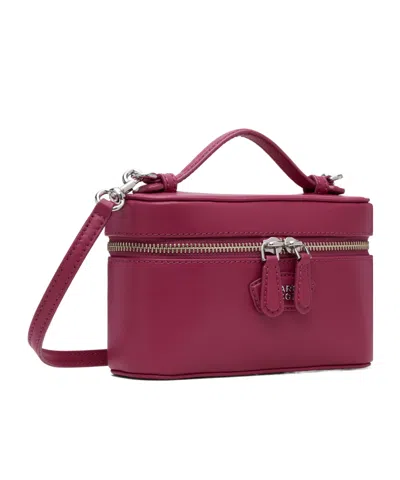 Marc Jacobs The Vanity Bag Pink Crossbody Bag With Removable Shoulder Strap And Logo Lettering On The Front In L In Purple