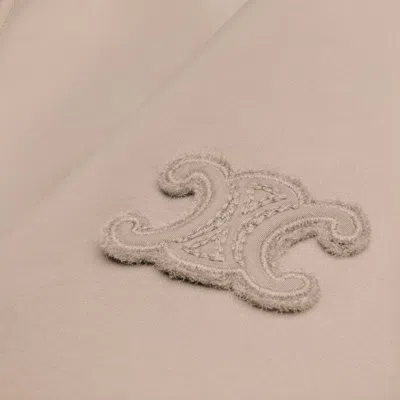 Celine Puffer Jacket In Nylon In Neutral