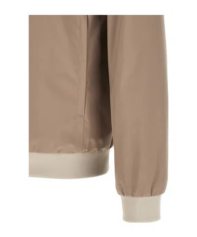 Herno Functional Bomber Jacket In Neutral