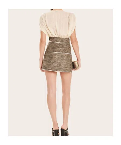 Zeusdione Voidra Textured Bodysuit In Multi