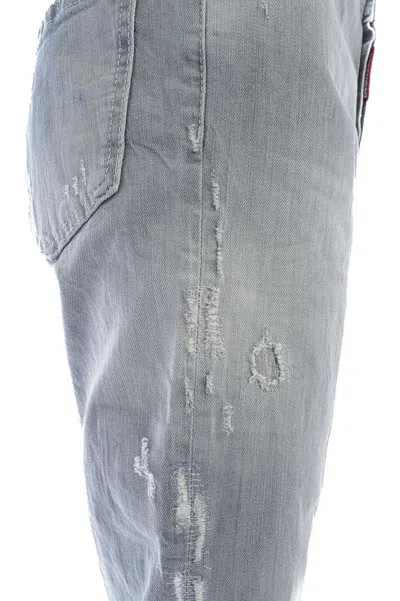 Dsquared2 Boston Belt Loop Jeans In Gray