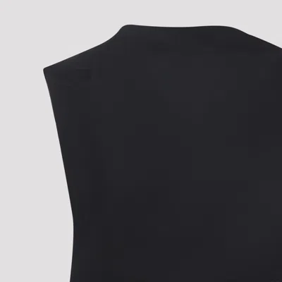 Jacquemus The Drap Midi Dress Women In Black