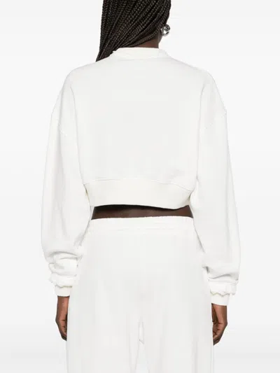 Alexander Mcqueen Sweaters In White