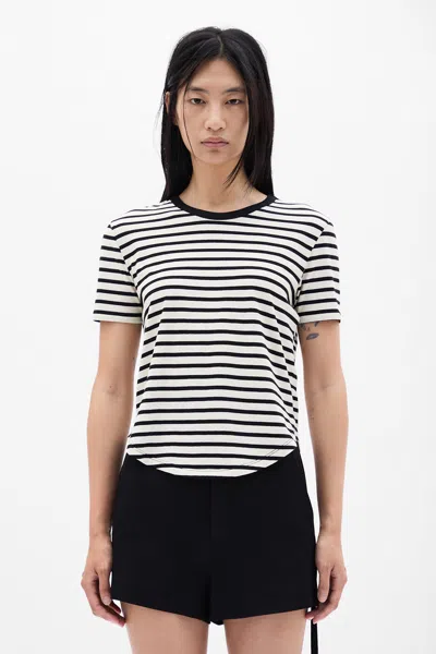 Ann Demeulemeester Floor Micro T-shirt In Multi