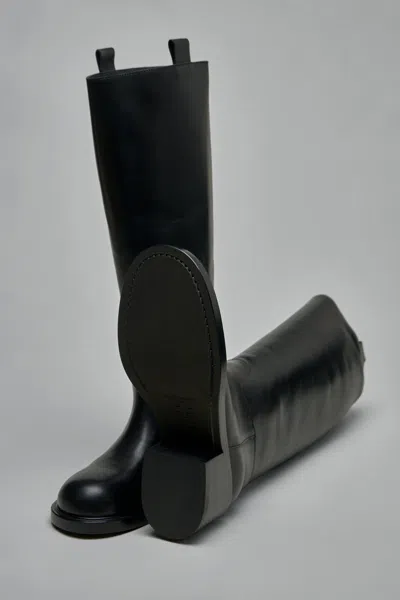 A.f. Vandevorst Leather Iconic Boot In Black
