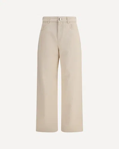 Rohe Beige Cotton Casual Pants In Neutral