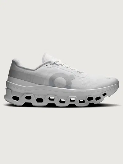 On Cloudmster 1 Sneakers With Hidden Eyelets And Advanced Cushiing In White