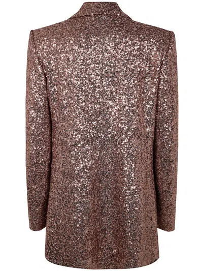 Drhope Long Shaw Jacket In Brown