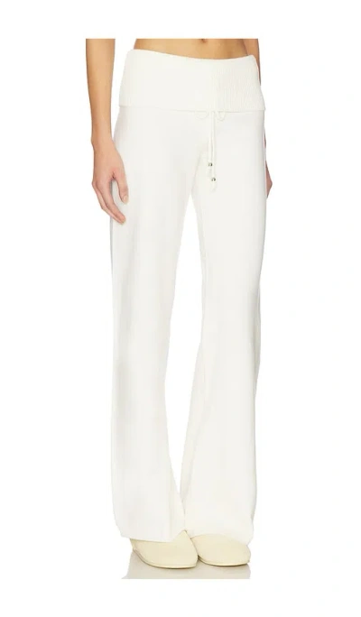 Frankies Bikinis Dawson Cloud Knit Pant In White
