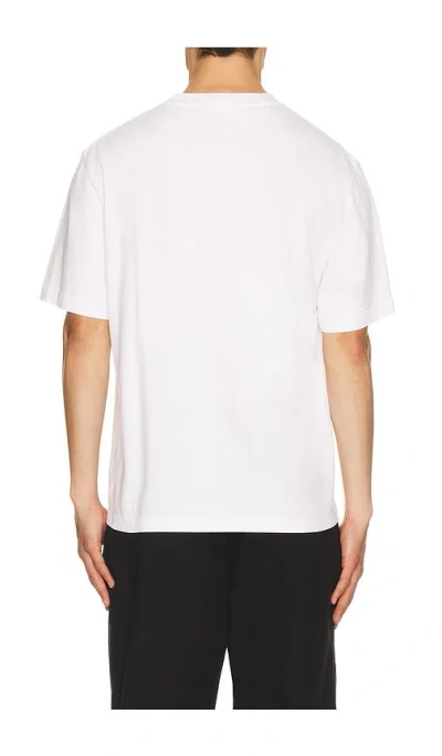 Agolde Asha Mock Neck Tee In White