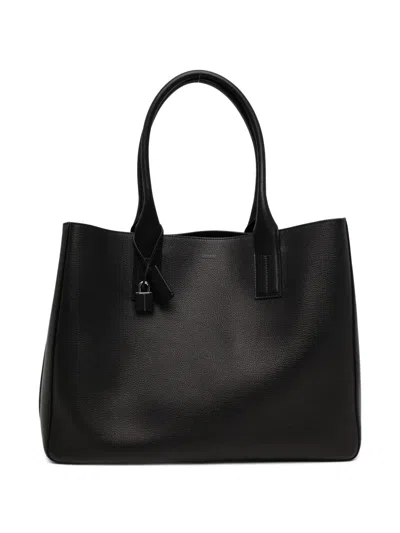 Tom Ford Lock Pendant Tote Bag In Black