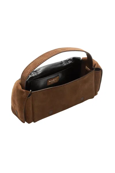 Acne Studios Multipocket Suede Shoulder Bag