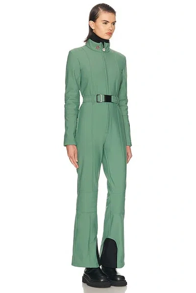 Perfect Moment Jg Stretch-nylon Ski Suit In Green