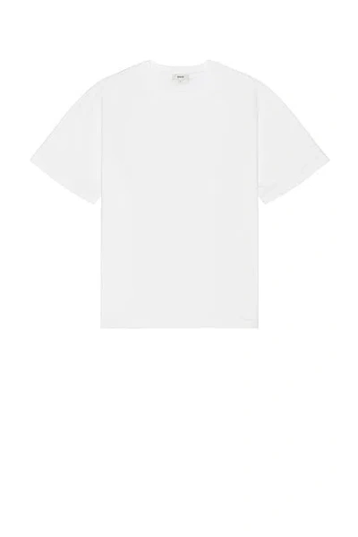 Agolde Asha Mock Neck Tee In White