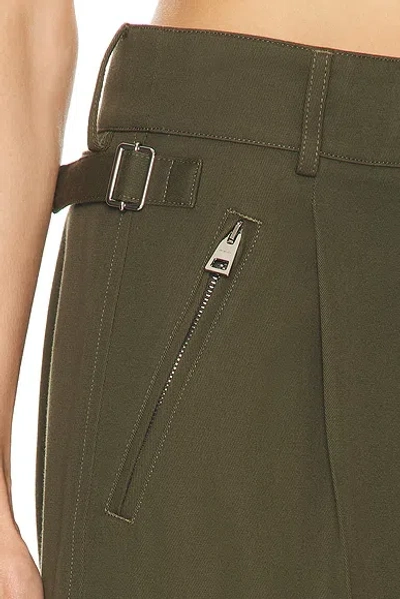 Givenchy Embroidered-logo Cargo Trousers In Green