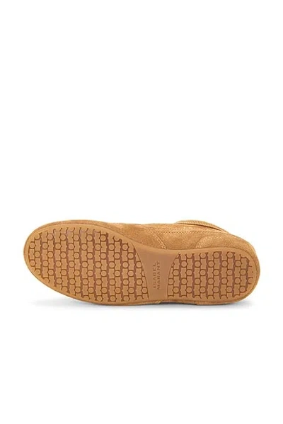 Isabel Marant Senny Perforated Suede Sneakers In Brown