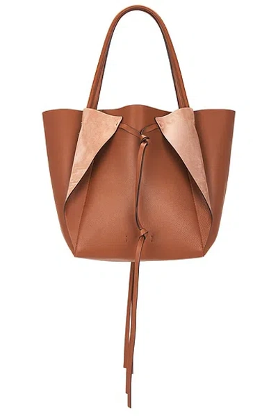 Gabriela Hearst Marija Tote Bag In Cognac Nappa Leather In Brown