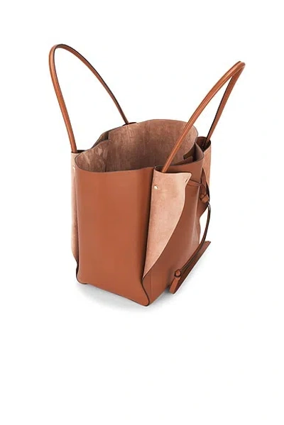 Gabriela Hearst Marija Tote Bag In Cognac Nappa Leather In Brown