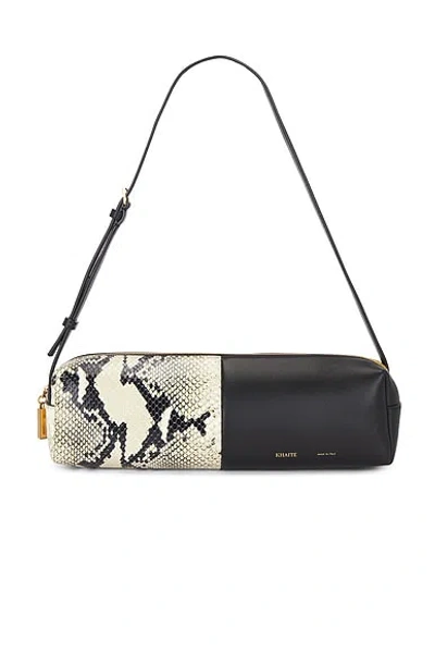 Khaite Python-print Adjustable Shoulder Bag In Multi