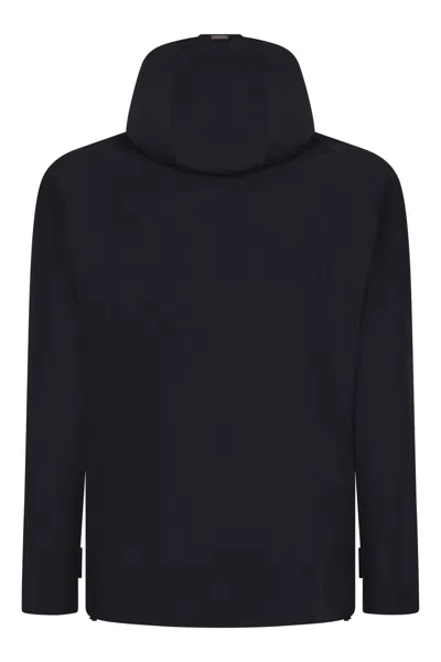 Herno Techno Fabric Jacket In Black