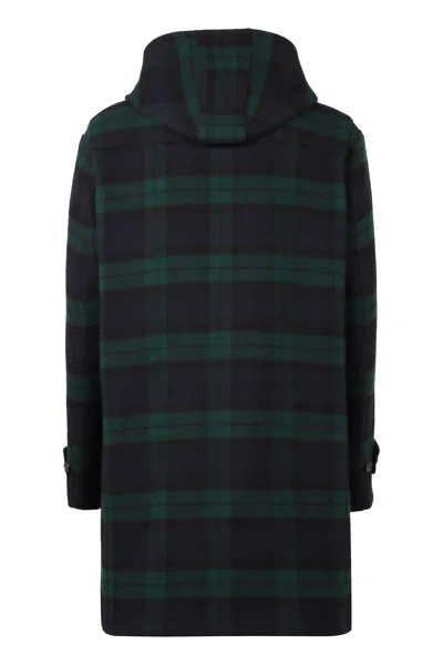 Mackintosh Wool Coat In Blue