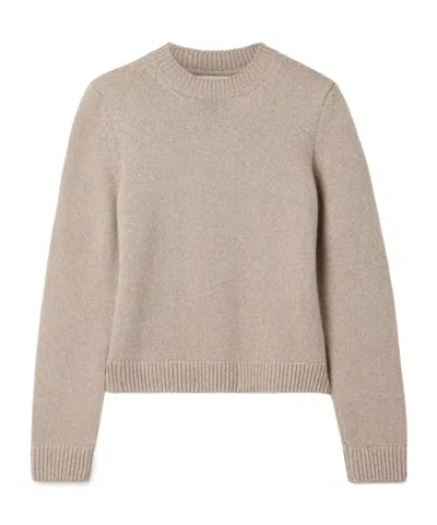 Khaite Marguax Cashmere Sweater In Neutral