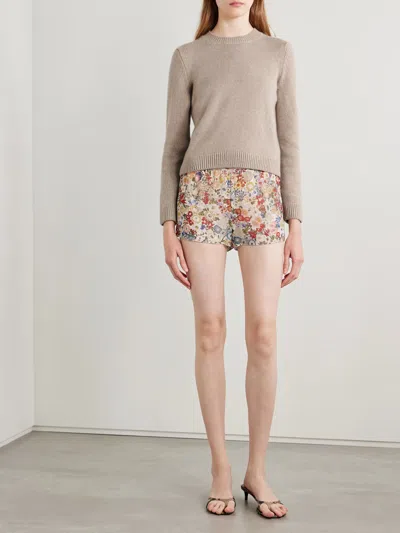 Khaite Marguax Cashmere Sweater In Neutral