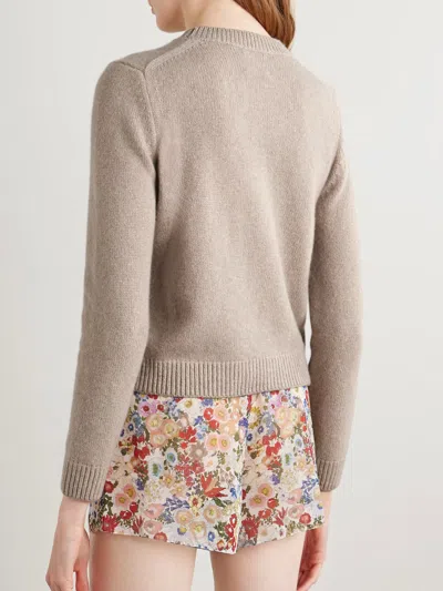 Khaite Marguax Cashmere Sweater In Neutral