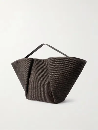 Brunello Cucinelli Single Handle Tote Bag In Brown