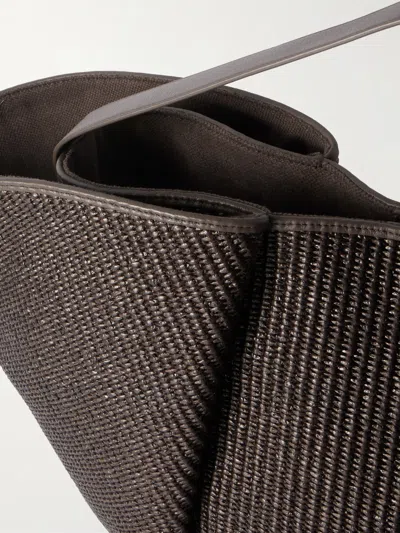 Brunello Cucinelli Single Handle Tote Bag In Brown