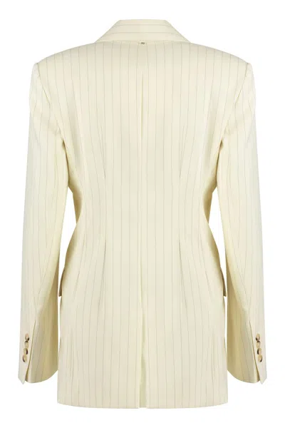 Sportmax Single-breasted Two-button Jacket In Yellow