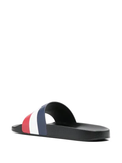 Moncler Basile Rubber Slides In Multi