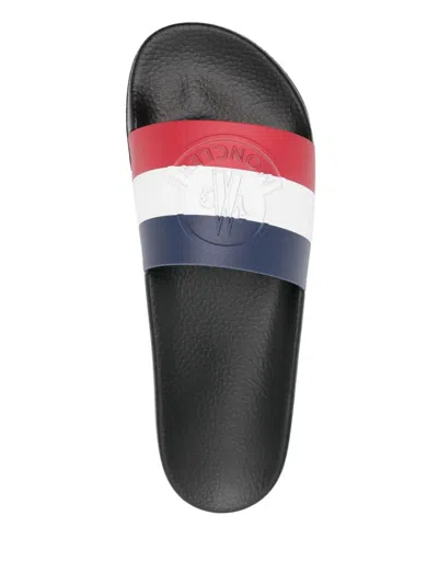 Moncler Basile Rubber Slides In Multi