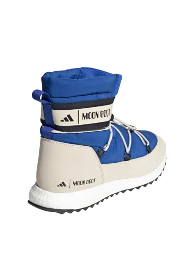Moon Boot Moonboost High Boots In Blue