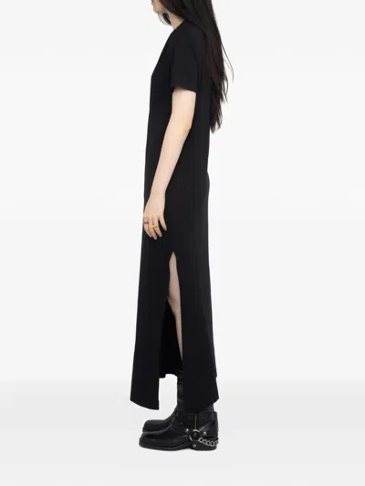 Zadig & Voltaire Raja Wings-motif Maxi Dress In Brown