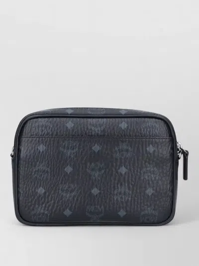 Mcm Shoulder Bag Adjustable Strap Front Zip Pocket In Multi