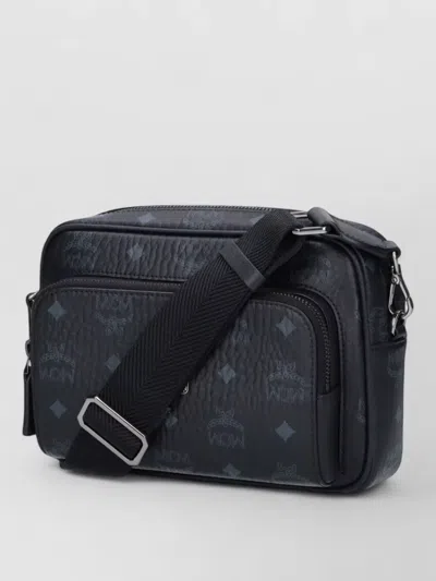Mcm Shoulder Bag Adjustable Strap Front Zip Pocket In Multi