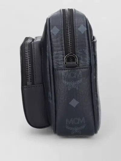 Mcm Shoulder Bag Adjustable Strap Front Zip Pocket In Multi