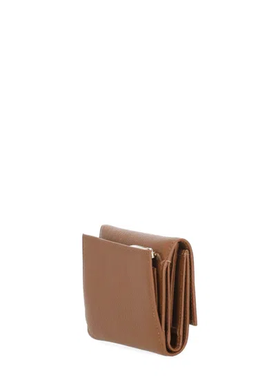 Coccinelle Metallic Soft Wallet In Brown
