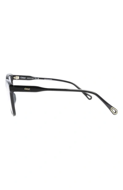 Chloé 55mm Square Optical Frames In Black