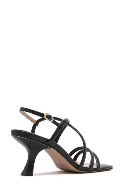 Frankie4 Giselle Ankle Strap Slide Sandal In Black