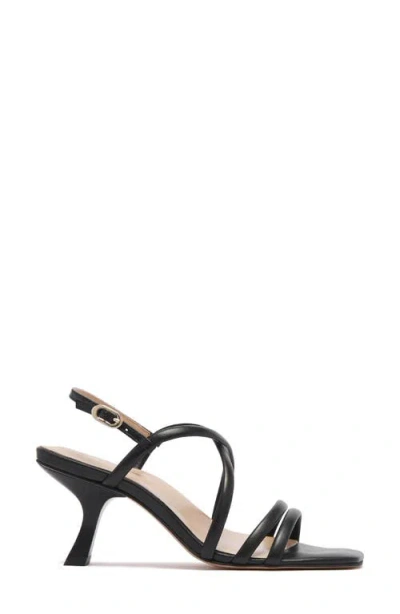 Frankie4 Giselle Ankle Strap Slide Sandal In Black